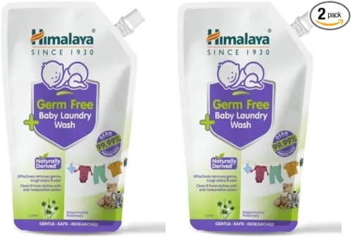 Image of Himalaya Germ Free Baby Laundry Wash 1L (Pack of 2)