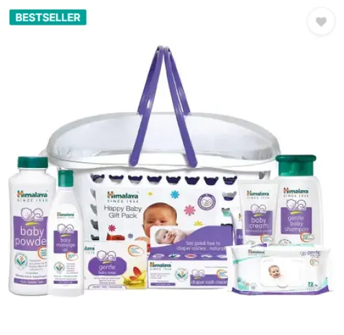 Image of HIMALAYA HAPPY BABY GIFT BASKET (7 IN 1)