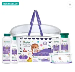 HIMALAYA HAPPY BABY GIFT BASKET (7 IN 1)