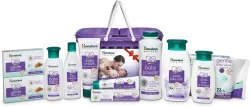 HIMALAYA HAPPY BABY GIFT BASKET (9 IN 1) (White)