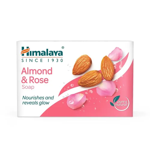 Image of Himalaya Herbals Almond & Rose Soap, 75gm