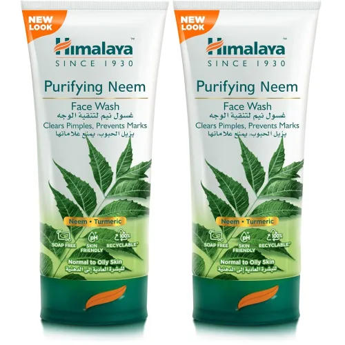 Image of Himalaya Herbals Purifying Neem Face Wash, 150ml (Pack of 2)