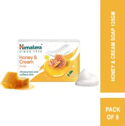 HIMALAYA HONEY & CREAM SOAP 125g INDIA (PO8) (8 x 125 g)