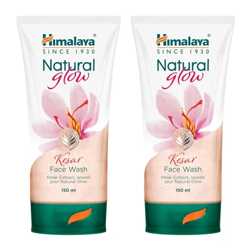 Image of Himalaya Natural Glow Kesar Face Wash (Pack of 2)