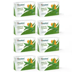 Himalaya Neem & Turmeric Soap – 125g * pack of 8