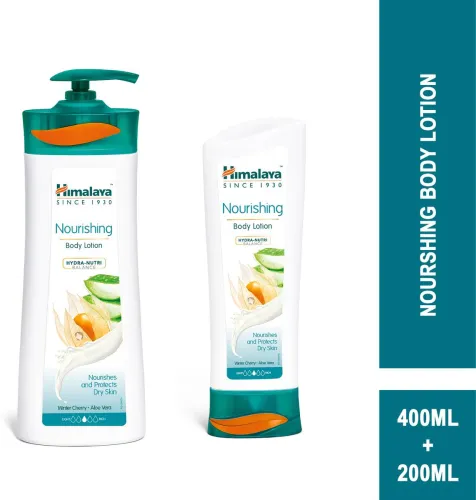 Image of HIMALAYA Nourishing Body Lotion (400ml + 200ml)  (600 ml)