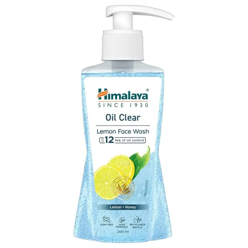 Image of Himalaya Oil Clear Lemon Face Wash, 200ml