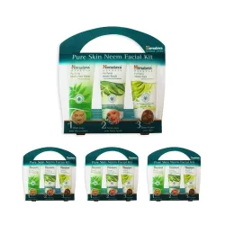 Himalaya Pure Skin Neem Facial Kit (Pack of 4)