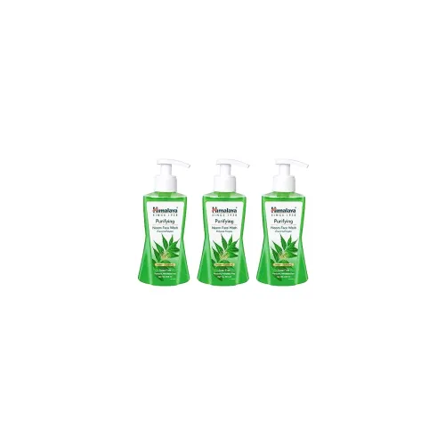 Image of Himalaya Purifying Neem Face Wash 200 ml (Pack of 3)