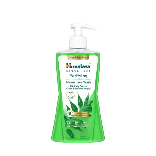 Image of Himalaya Purifying Neem Face Wash| Clears and Prevents Pimples & Acne| Made with 5 parts of Neem| 