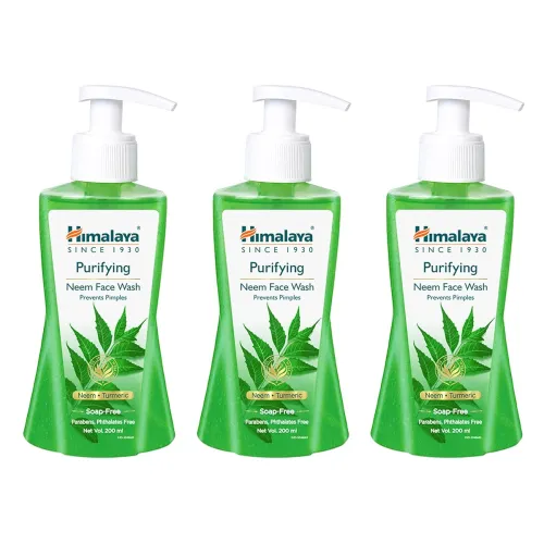 Image of Himalaya Purifying Neem Face Wash200 ml (Pack of 3)