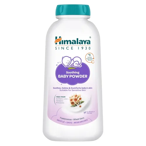 Image of Himalaya Soothing Baby Powder 100g | No.1 Baby Powder brand | 99% NOI