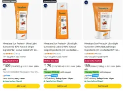 Himalaya Sunscreen at minimum 64% Discount