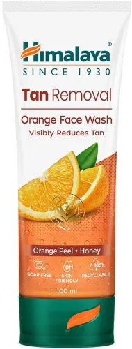 Image of HIMALAYA Tan Removal Orange Face Wash  (100 ml)