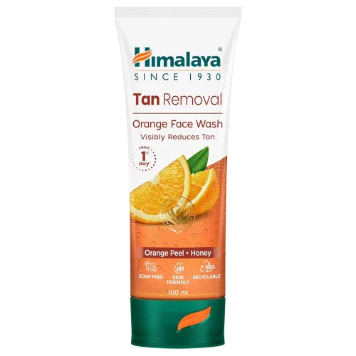 Image of Himalaya Tan Removal Orange Face Wash, 100ml
