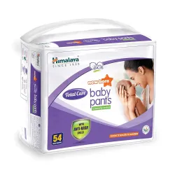 Himalaya Total Care Baby Pants Diapers New Born (54 Count)