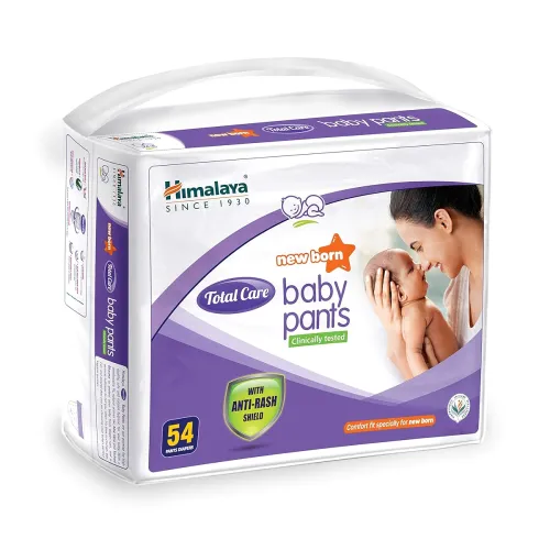 Image of Himalaya Total Care Baby Pants - New Born 54 Count