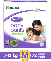 HIMALAYA Total Care Baby Pants - M (72 Pieces)