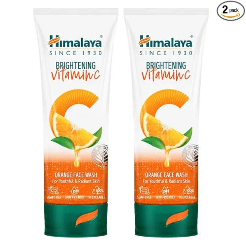 Image of Himalaya Vitamin C Brightening Face Wash 100ml (Pack of 2)