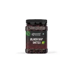 HIMANSHI HERBALS Black Dry Dates 1kg 