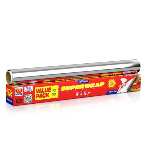 Image of HINDALCO Superwrap Hindalco Aluminium Foil (Pack of 4)