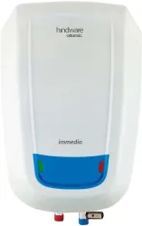 Hindware 5 L Instant Water Geyser (Atlantic Immedio 5L, White and Blue) (White and Blue)