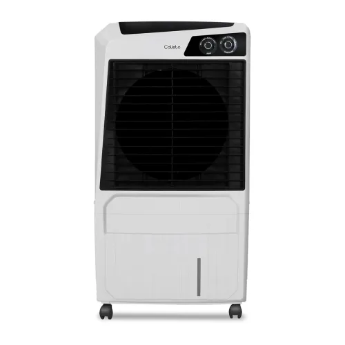 Image of Hindware Smart Appliances Calisto 105L | Desert Air Cooler with Woodwool Pads, Inverter Compatible, Castor wheels and mo