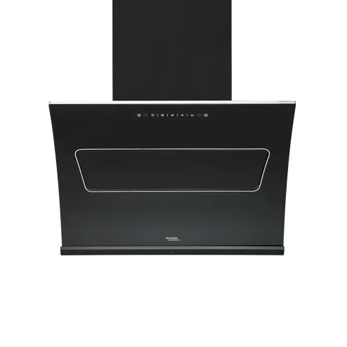 Image of Hindware Smart Appliances | Essence 75 cm Chimney | 1350 CMH | Inclined Glass | Thermal Auto Clean | Filterless | Touch 
