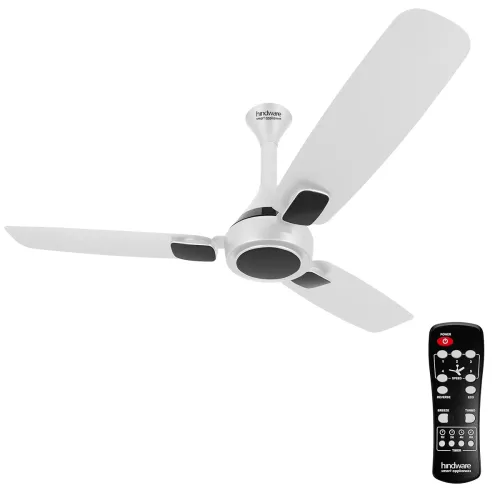 Image of Hindware Fumi 1200MM BLDC Fan (Remote Control, White-Black)