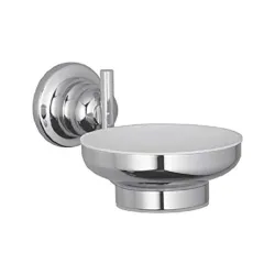 Hindware Othello Accessories Brass Soap Dish (Chrome) (F890005)