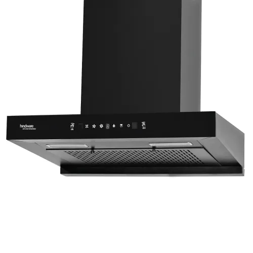 Image of Hindware Regina 60cm 1300 CMH Filterless Auto Clean Chimney (C100435)