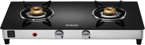 Image of Hindware Smart Appliances Plus GL 2B AI Glass Automatic Gas Stove 