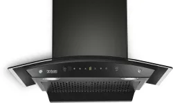 Hindware Smart Appliances Ripple Neo 60 IN 1200 CMH 60 cm | Curved | Filterless | Touch Control | Motion Sensor | Energy