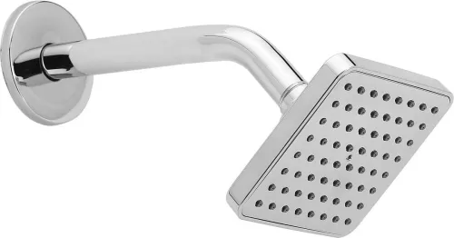 Image of Hindware 100mm ABS Easy Clean Rain With 225mm Arm - Square Shower Head