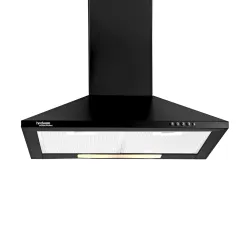 Hindware Smarts Clara Neo 60 cm Wall-Mounted Kitchen Chimney (Black)