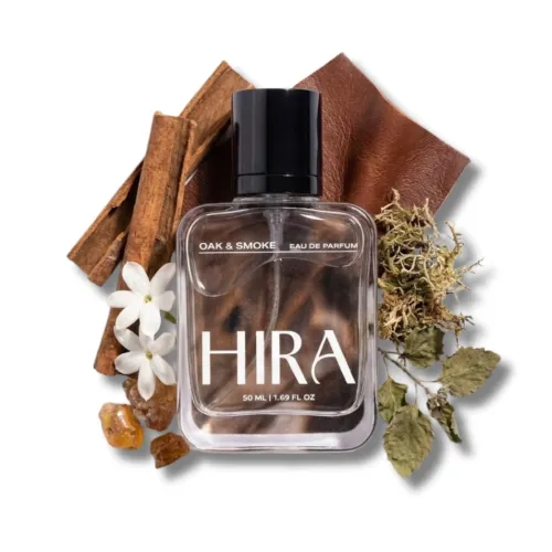 Image of HIRA Oak & Smoke Perfume for Men – 50ml | Long Lasting EDP