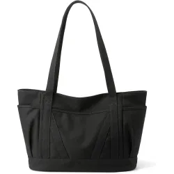 hirTa Pede Teacher Purse Tote Bag Aesthetic Handbag with Water Bottle Holder for Girl Women Female Mostly Use for Office Work Causal Travel Tution School Grocery Puffer Hobo Beach (Charcoal....