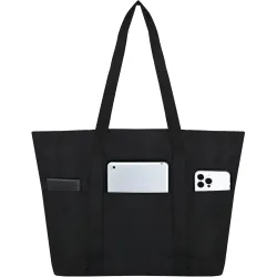 hirTa Truck Teacher Tote Bag for Women Office Work Multipurpose Shoulder Bag with Zipper Pocket Travel Grocery Beach Hobo Bag Waterproof Sandproof Lightweight Pool Bag (Charcoal Black)
