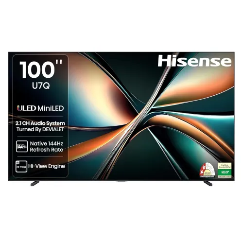 Image of Hisense 100 inch U7Q Series 4K QLED Mini LED Smart TV (100U7Q)