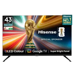 Hisense 108 cm (43 inches) HD Smart Hi-QLED Google TV