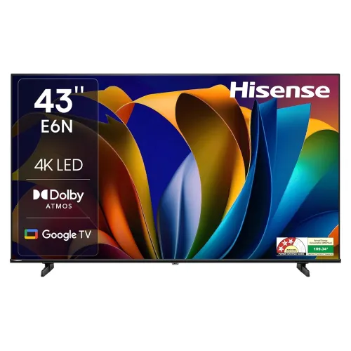 Image of Hisense 108cm (43 inches) 4K Ultra HD Smart LED Google TV 