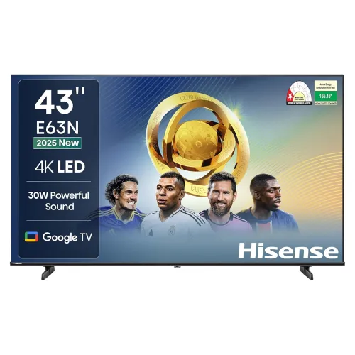 Image of Hisense 43 Inches E63N Series 4K Smart Google TV (43E63N)