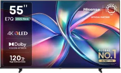 Hisense 55inch E7Q QLED 4K Smart VIDAA TV (55E7Q)
