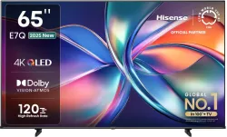 Hisense 65E7Q 164cm (65 inch) QLED Ultra HD (4K) Smart VIDAA TV 2025 