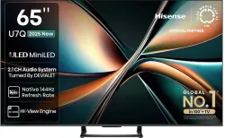 Hisense 65 inch 4K Mini LED Smart TV 2025 (65U7Q)
