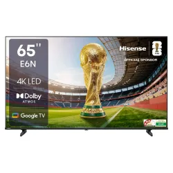 Hisense (65 inches) E6N Series 4K Ultra HD Smart LED Google TV