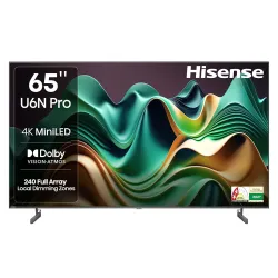 Hisense 65 Inches U6N PRO 4K QLED TV (65U6N)