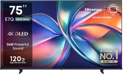 Hisense 75E7Q 75 4K QLED Smart TV – 2025 Edition