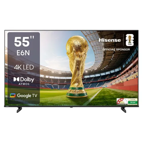 Image of Hisense E6N Series 55inch 4K Ultra HD Smart Google TV (Black)