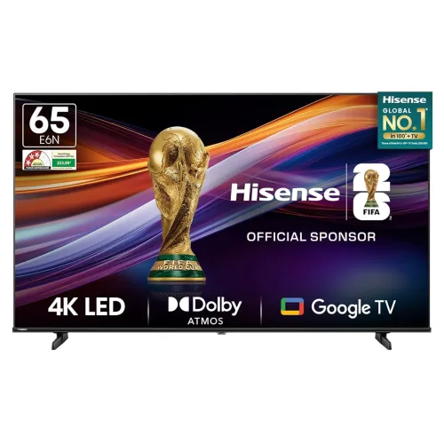 Image of Hisense (65 inches) E6N Series 4K Ultra HD Smart LED Google TV 